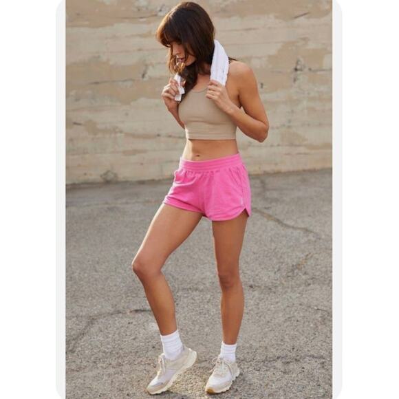 NWT Free People Movement Haute Pink Athletic Short - Picture 1 of 7